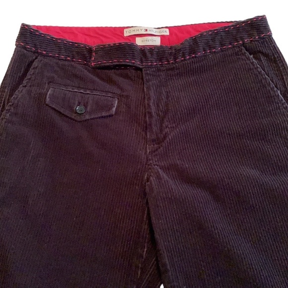 VINTAGE Tommy Hilfiger Stretch Corduroy Pants - Size 6 - Picture 2 of 10